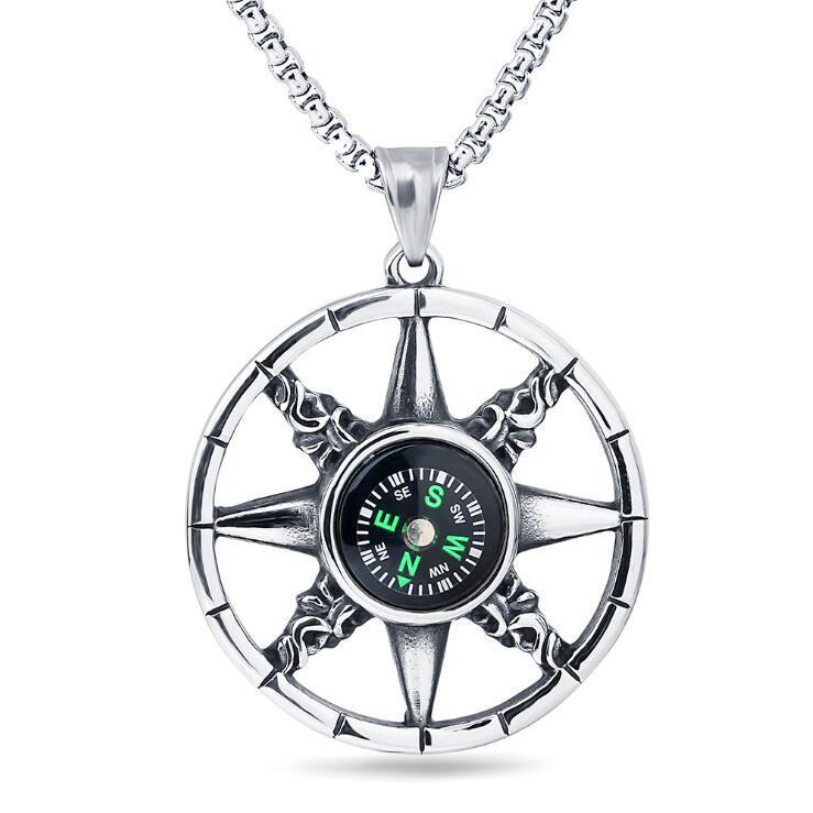 Wholesale Musical Note Titanium Steel Men's Necklace